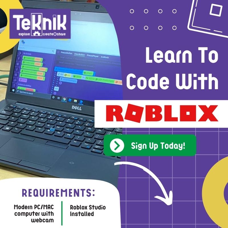 Online Roblox Coding Intro LEVEL 1 - Term 4 2023 - Online Coding Class –  Thinklum